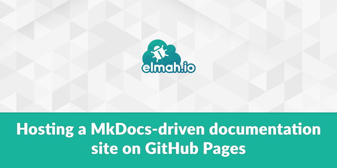 Hosting a MkDocs-driven documentation site on GitHub Pages