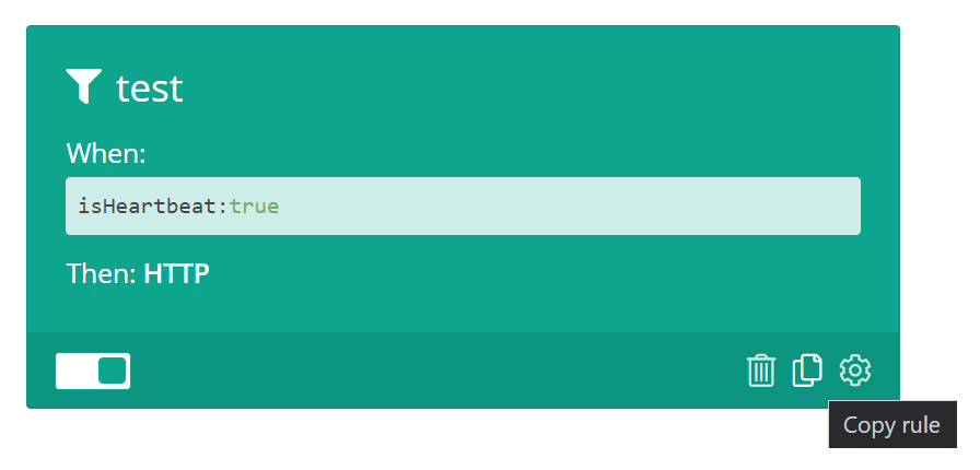 Copy rules across multiple logs