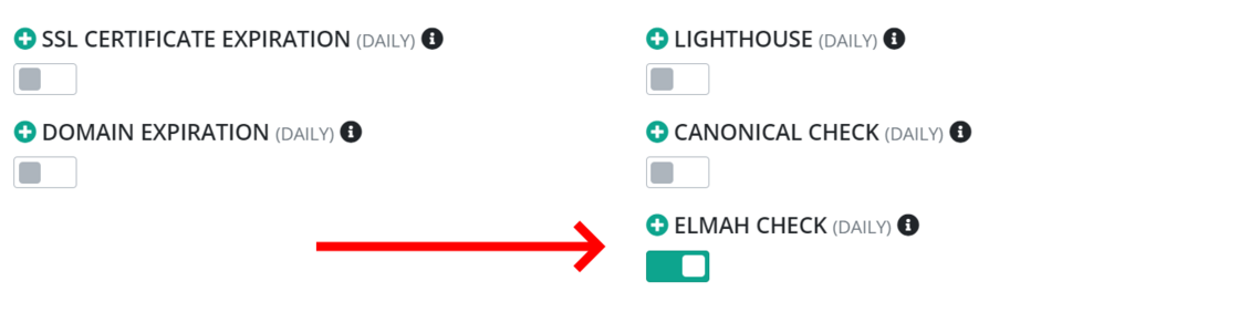 Nightly check of public ELMAH pages