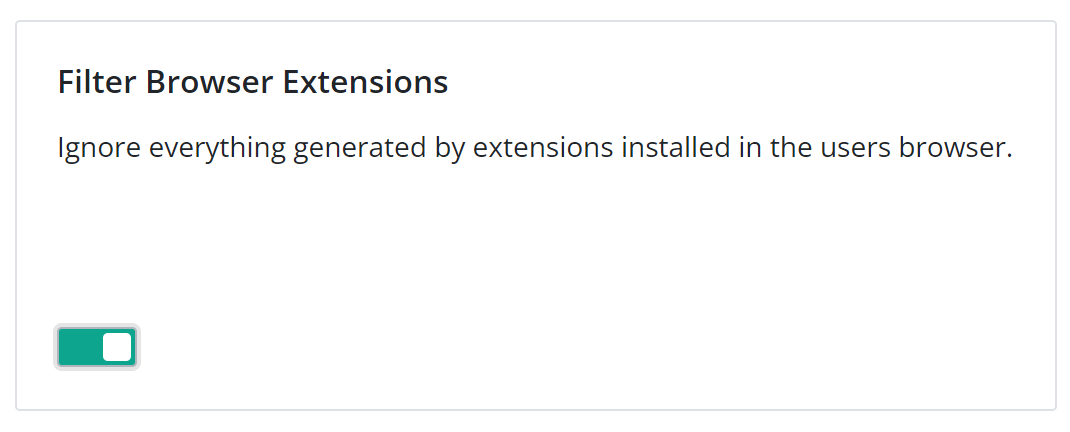 Improved Browser Extensions filter