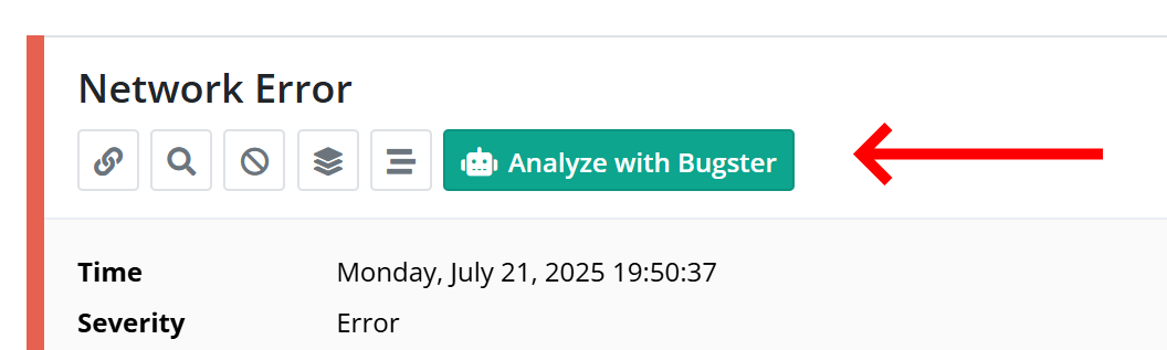 Analyze with Bugster
