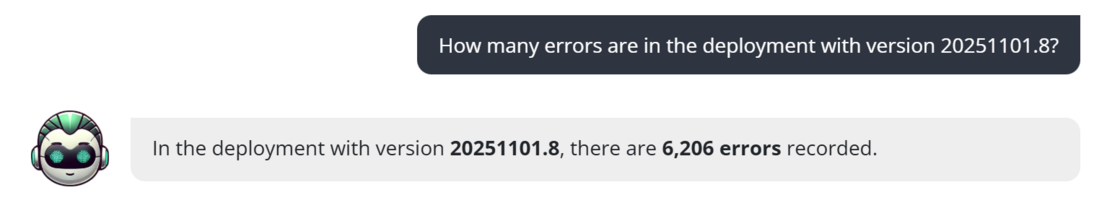 Answer questions about deployments, logs, and organizations