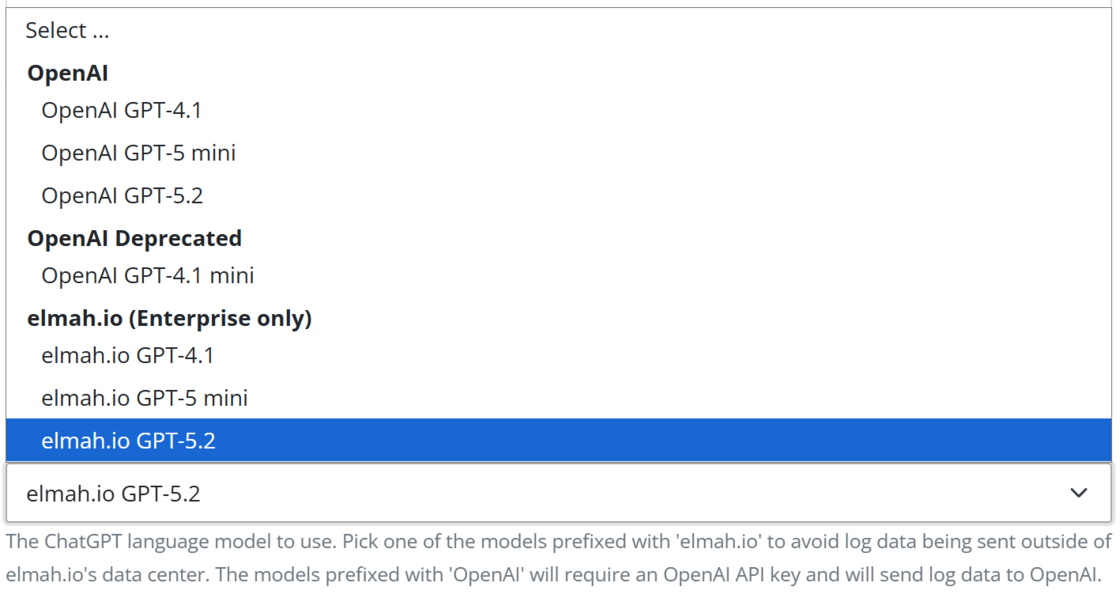 Support for GPT-5.2